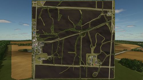 Alma, Missouri map in Farming Simulator 25 (Image via Giants Software)