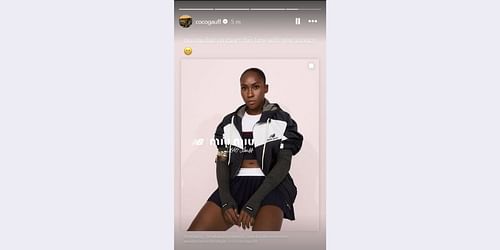 Screenshot via Coco Gauff @cocogauff on Instagram