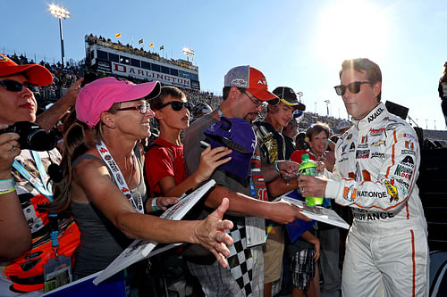 Sprint Cup Series driver Jeff Gordon (88) is introduced before during the Southern 500 at Darlington Raceway- Source: Imagn
