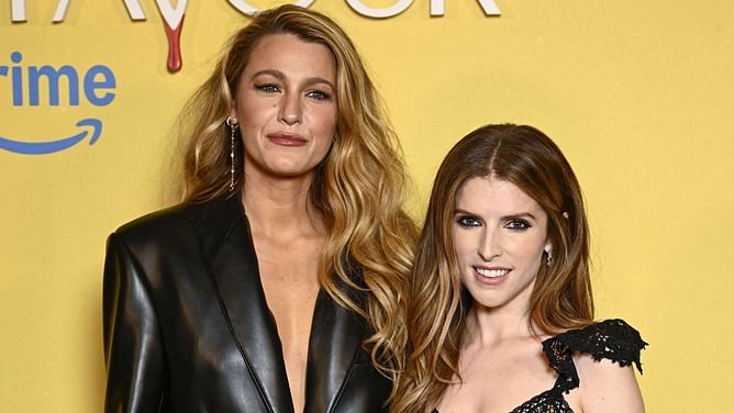 What did Anna Kendrick say about Blake Lively? Zack Peter calls them "besties" after they posed together during Another Simple Favor promotions
