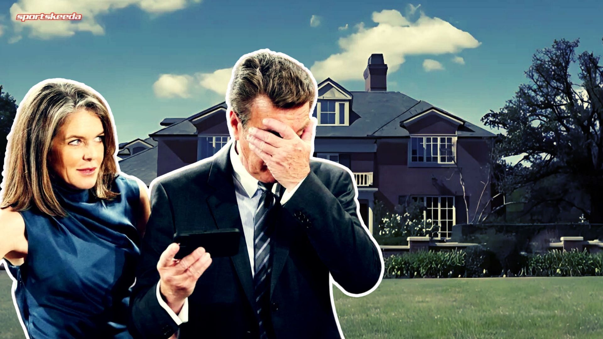 Diane and Jack in Abbott house on The Young and the Restless (Custom edit by Sportskeeda, Original Image [CBS])
