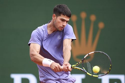 Carlos Alcaraz at the 2025 Monte-Carlo Masters [Image Source: Getty Images]