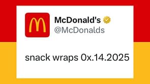 “Finally! Took them long enough”- Netizens react as McDonald’s teases bringing back Snack Wraps before October 2025