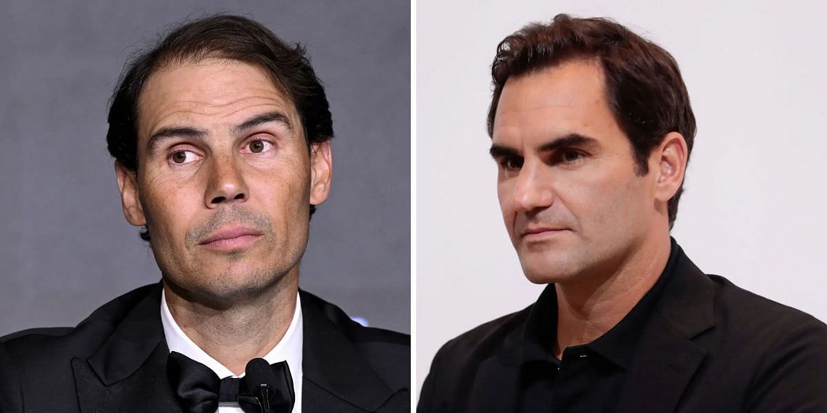 Rafael Nadal (left), Roger Federer (right), Sources: Getty