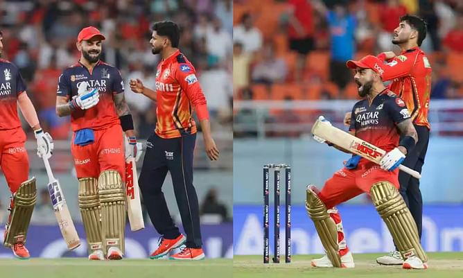 Virat Kohli celebrates aggressively in front of Shreyas Iyer before having an exchange after RCB's win vs PBKS in IPL 2025 match [Watch]