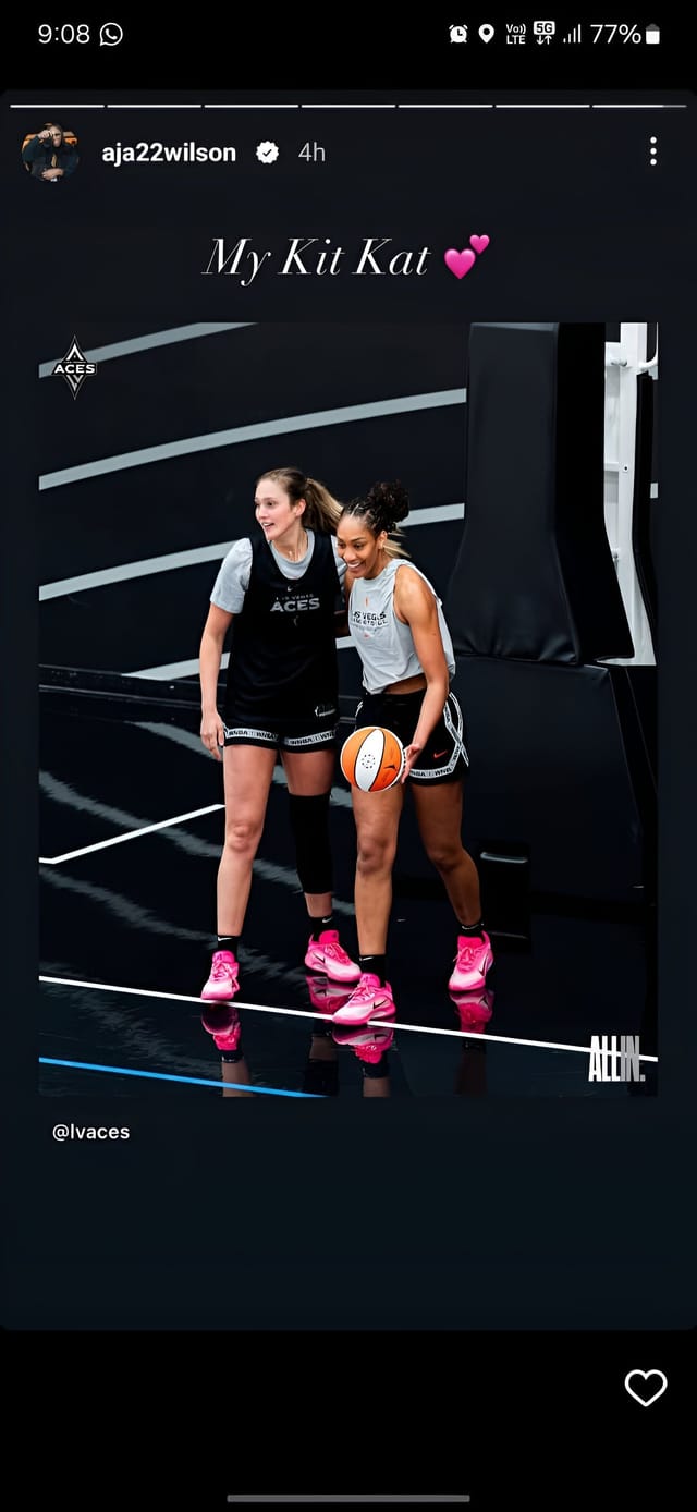 Credits: Instagram (@aja22wilson)