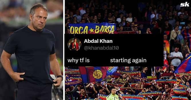 "The one negative about Flick", "Really worried about him" - Fans react to Barcelona star's inclusion in XI for Dortmund UCL clash