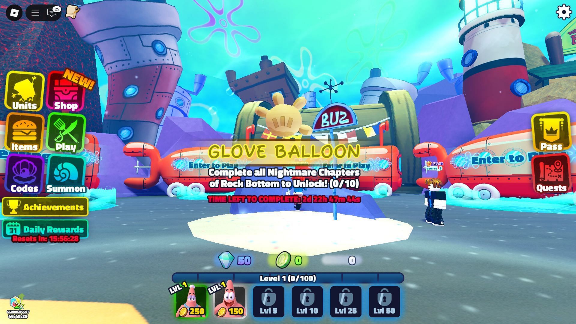 The Glove Balloon mount (Image via Roblox)