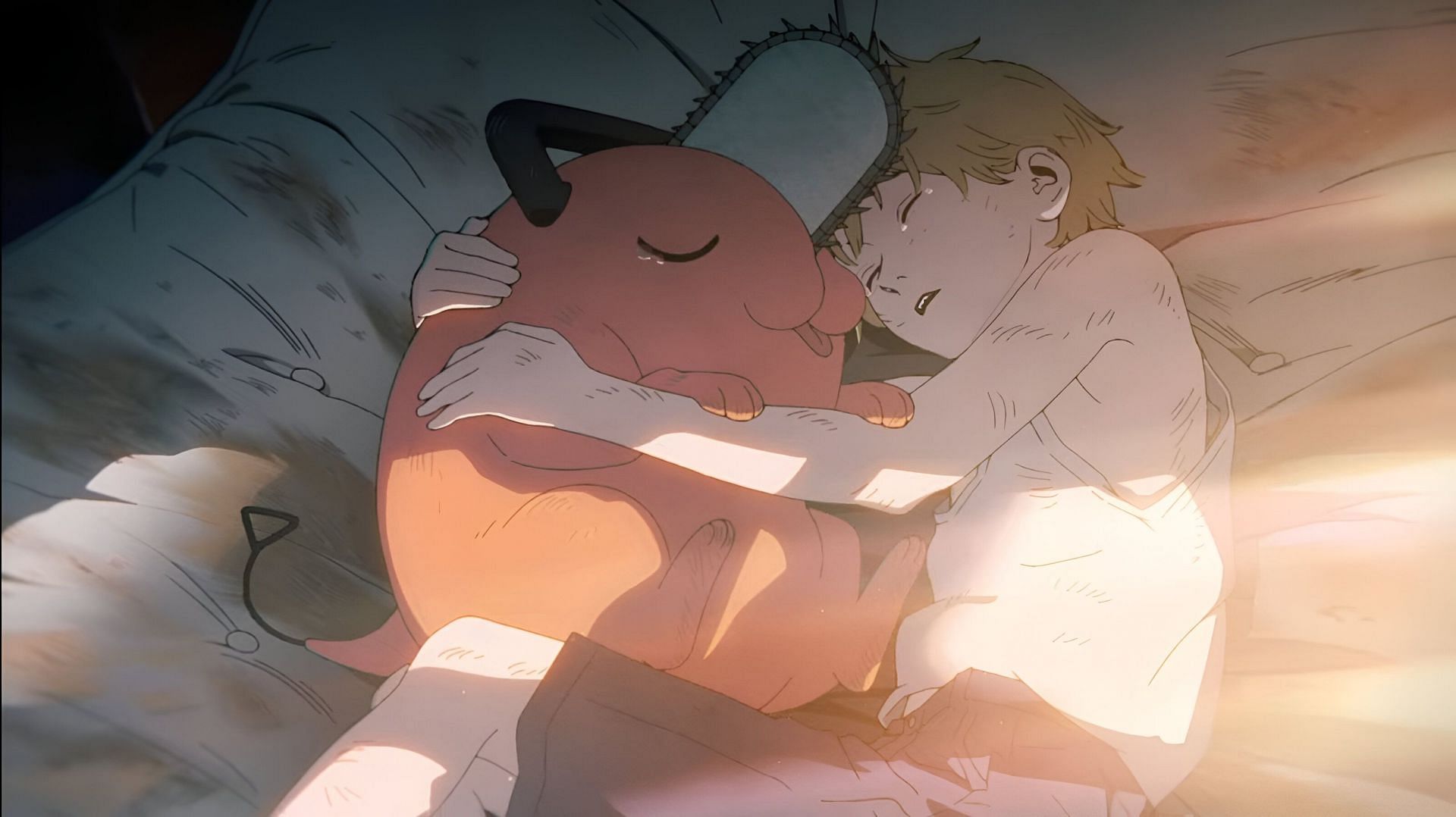 Denji and Pochita as seen in the anime (Image via MAPPA)