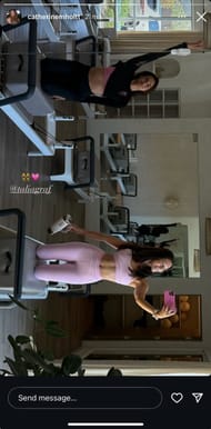 Steffi Graf and Andre Agassi's son Jaden Agassi's girlfriend Catherine Holt's Instagram Story | Instagram @catherinemholtt