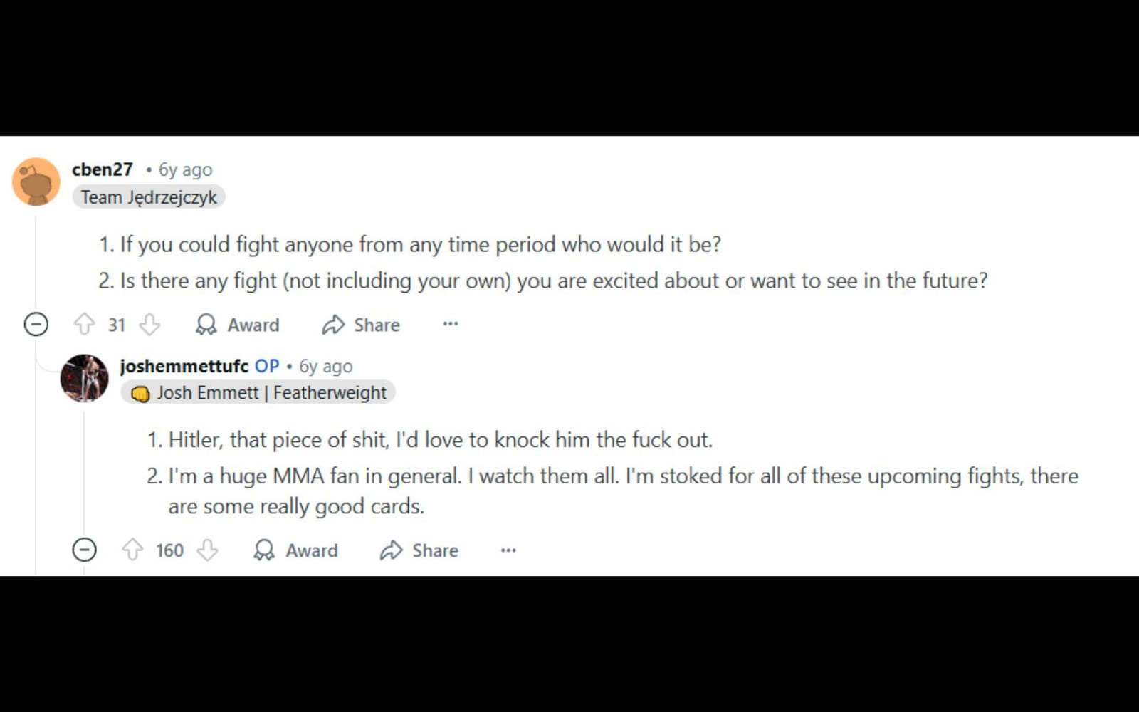 Josh Emmett addresses fans making a connection between viral Bryce ...