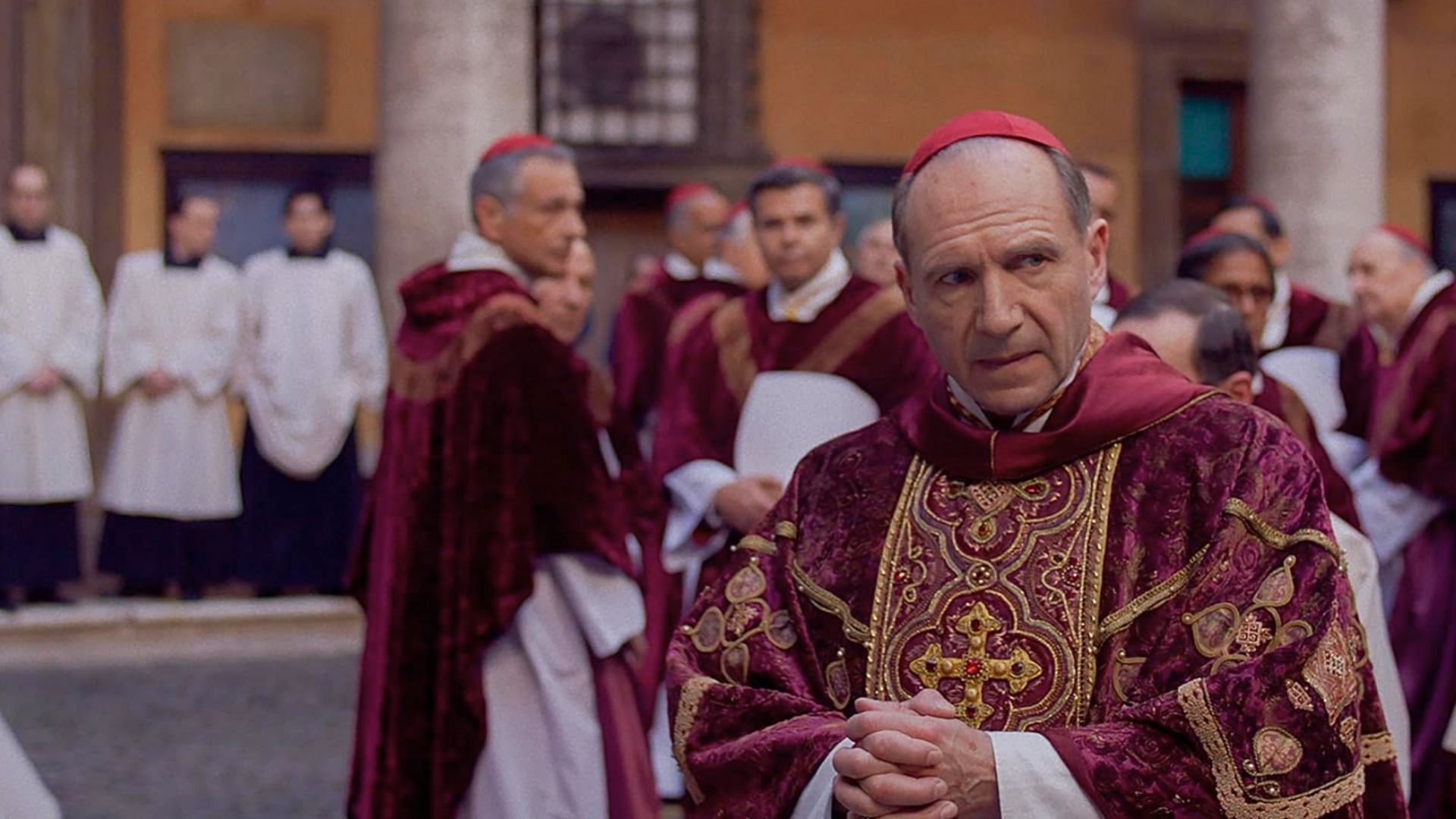 A still from Conclave 