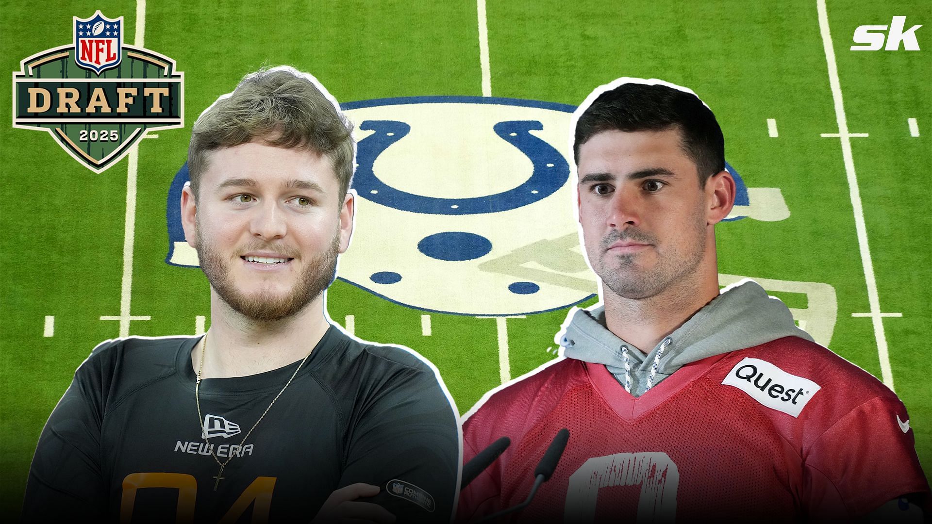 NFL fans have their say as Colts host Quinn Ewers despite recent Daniel Jones signing (Source: Imagn)