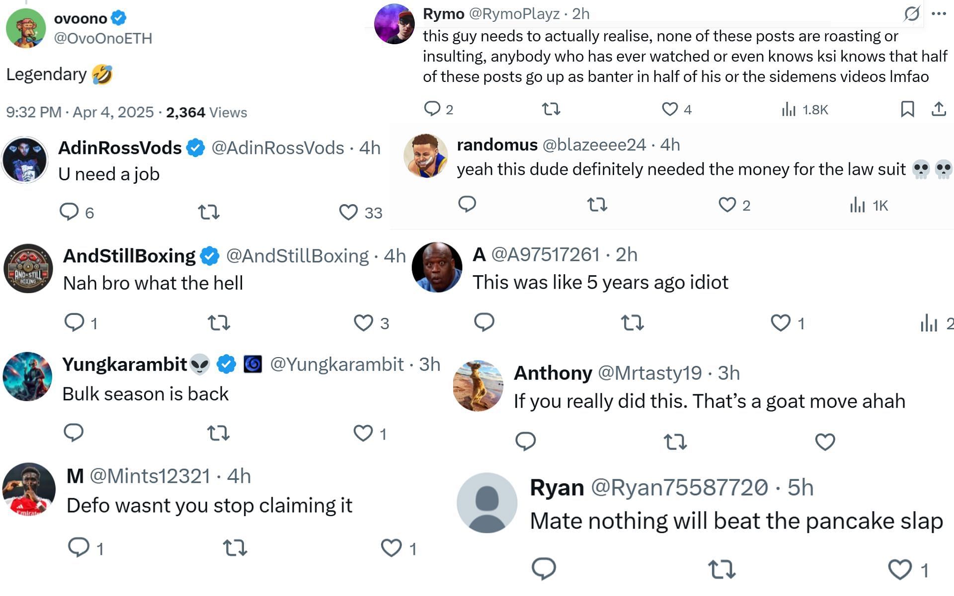 Fan reactions [Screenshots courtesy: @dillondanis on X]