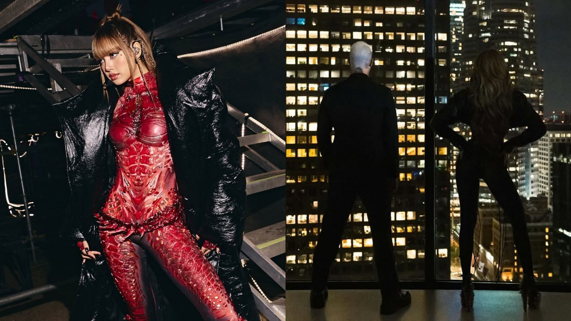 BLACKPINK Lisa X Maroon 5 potential collaboration speculations run wild online. (Images via Instagram/@wearelloud and @maroon5)