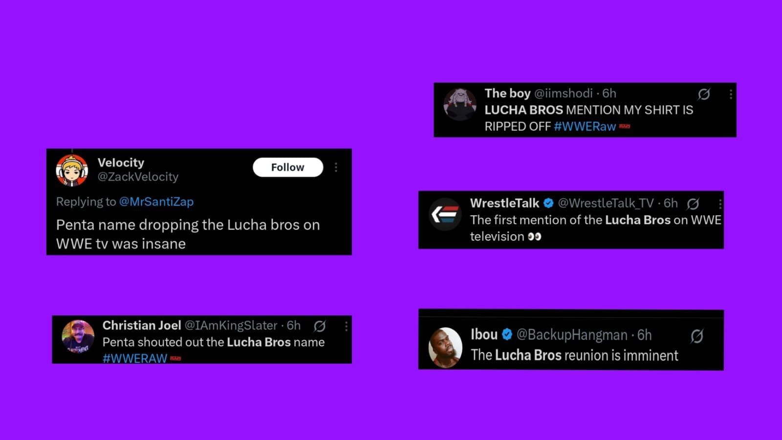 Fans react to Penta namedropping Lucha Bros