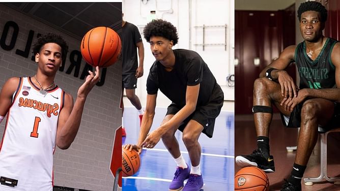 WATCH: Kiyan Anthony, Tajh Ariza and Tounde Yessoufou get into action as they prepare for the Nike Hoops Summit 2025