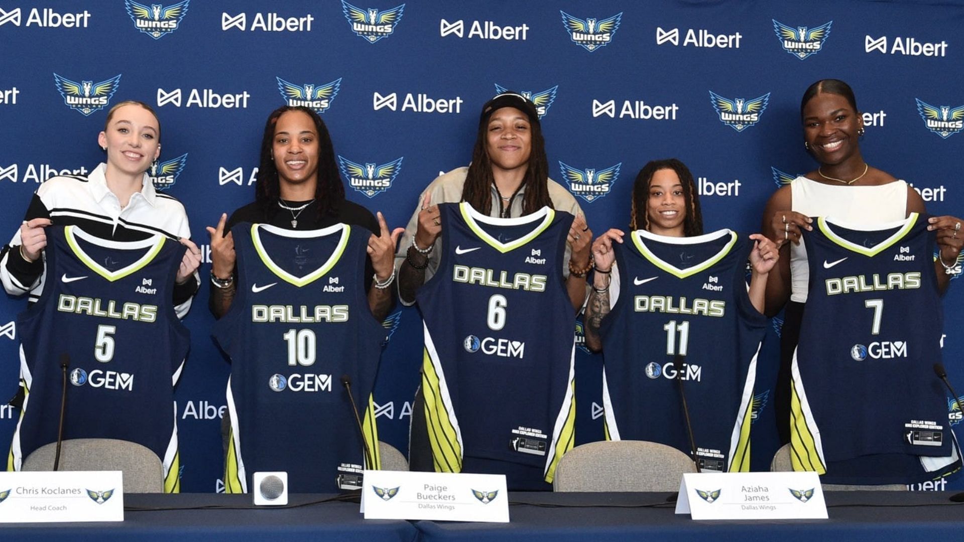 DiJonai Carrington beams with pride as Paige Bueckers, Wings rookies embrace the grind. (Photo: @dallaswings on IG)
