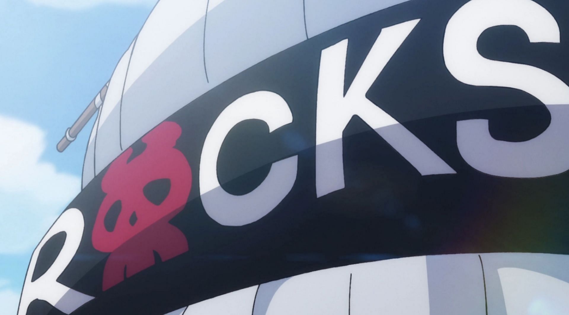 Rocks Pirates&#039; Jolly Roger (Image via Toei Animation)