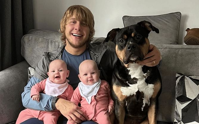 Photo: Paddy Pimblett shares adorable snap wishing his pet 'Big Len' on 4th birthday: "Our first born"