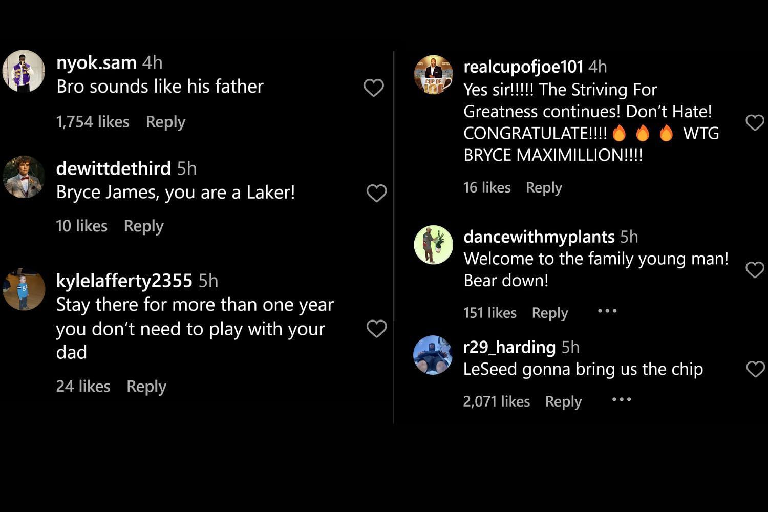 Fans commented on Instagram (Source: @arizonambb/IG)