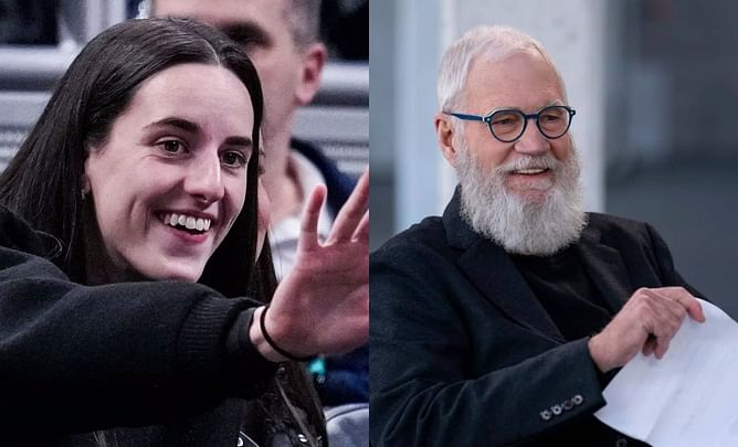 "Stop scoring": David Letterman gets outplayed as Caitlin Clark's competitive spirit shines in hilarious 1-on-1 blueberry battle