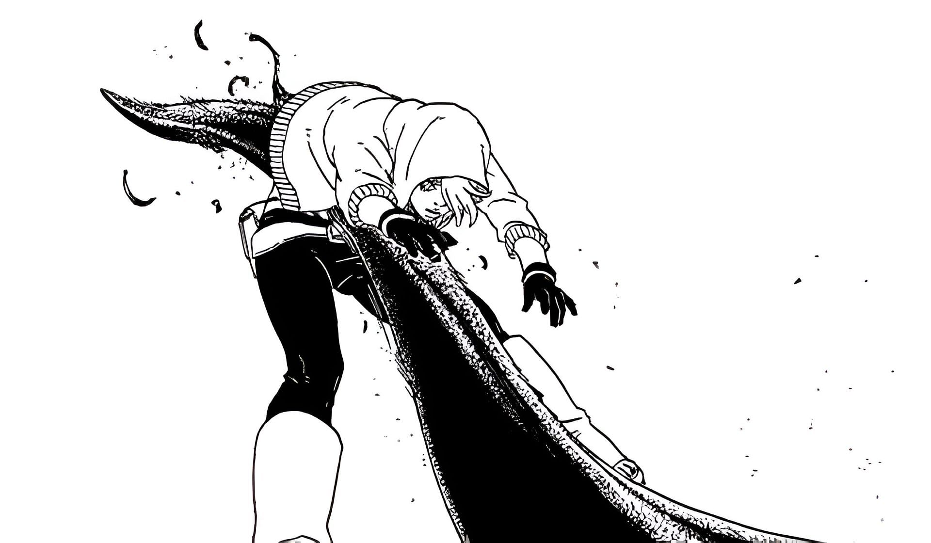 Yodo&#039;s fatal injury as seen in the manga (Image via Mikio Ikemoto and Masashi Kishimoto/Shueisha)