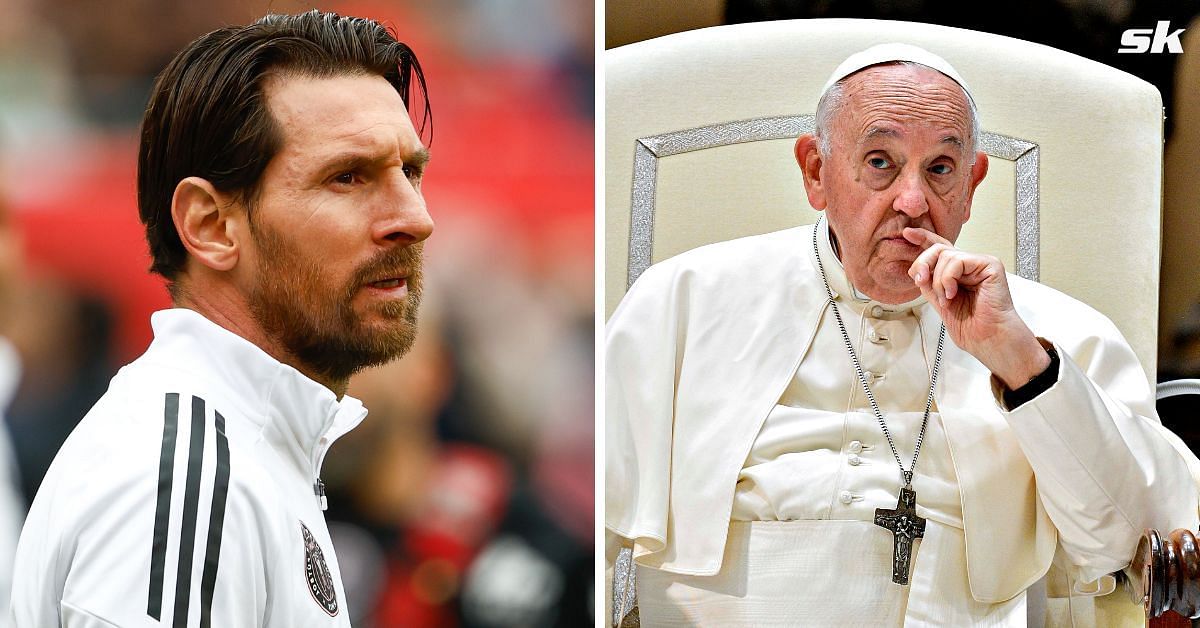 L to R: Lionel Messi and Pope Francis (All images sourced from Getty)