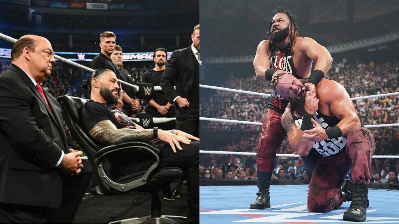 WWE SmackDown, Roman Reigns, Paul Heyman, Braun Strowman, Jacob Fatu, Rey Fenix, 