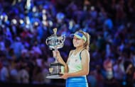 Sofia Kenin with the 2020 Australian Open women's singles trophy (Source: Getty)