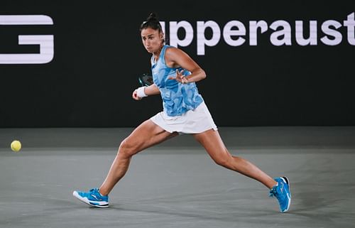 Sara Sorribes Tormo at the Linz Open 2025. (Photo: Getty)