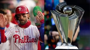 Bryce Harper stirs speculation with unclear answer about teaming up with Aaron Judge at 2026 WBC