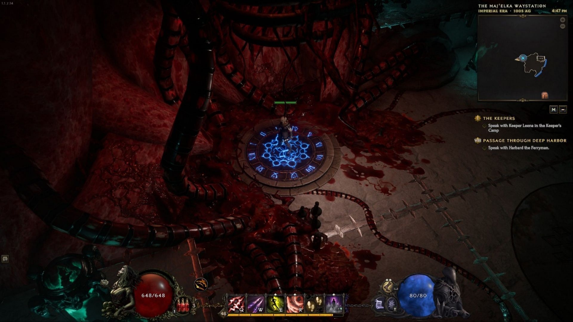 If you have a Temporal Key, you can make a jump to the final act (Image via Eleventh Hour Games)