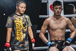 "This looks terrifying" - Fans feel the insane pain headliners Stamp Fairtex, Christian Lee endured to avoid tapping out inside the cage
