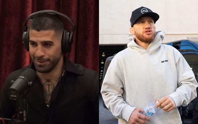 Ilia Topuria jokingly roasts Justin Gaethje’s dazed UFC 314 look during Joe Rogan Experience appearance