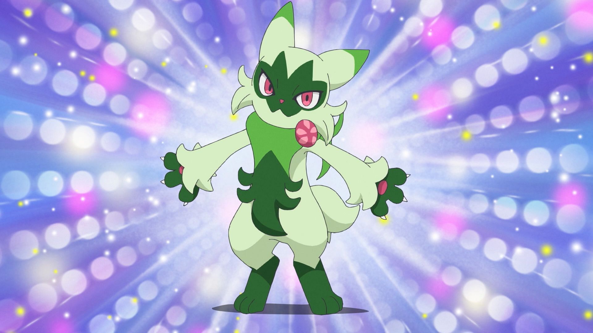 Floragato in the anime (Image via TPC)
