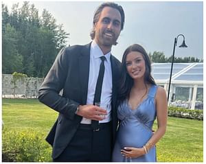 In Photos: Alex Tuch's wife Kylie flaunts baby bump in stunning new pregnancy shoot with family