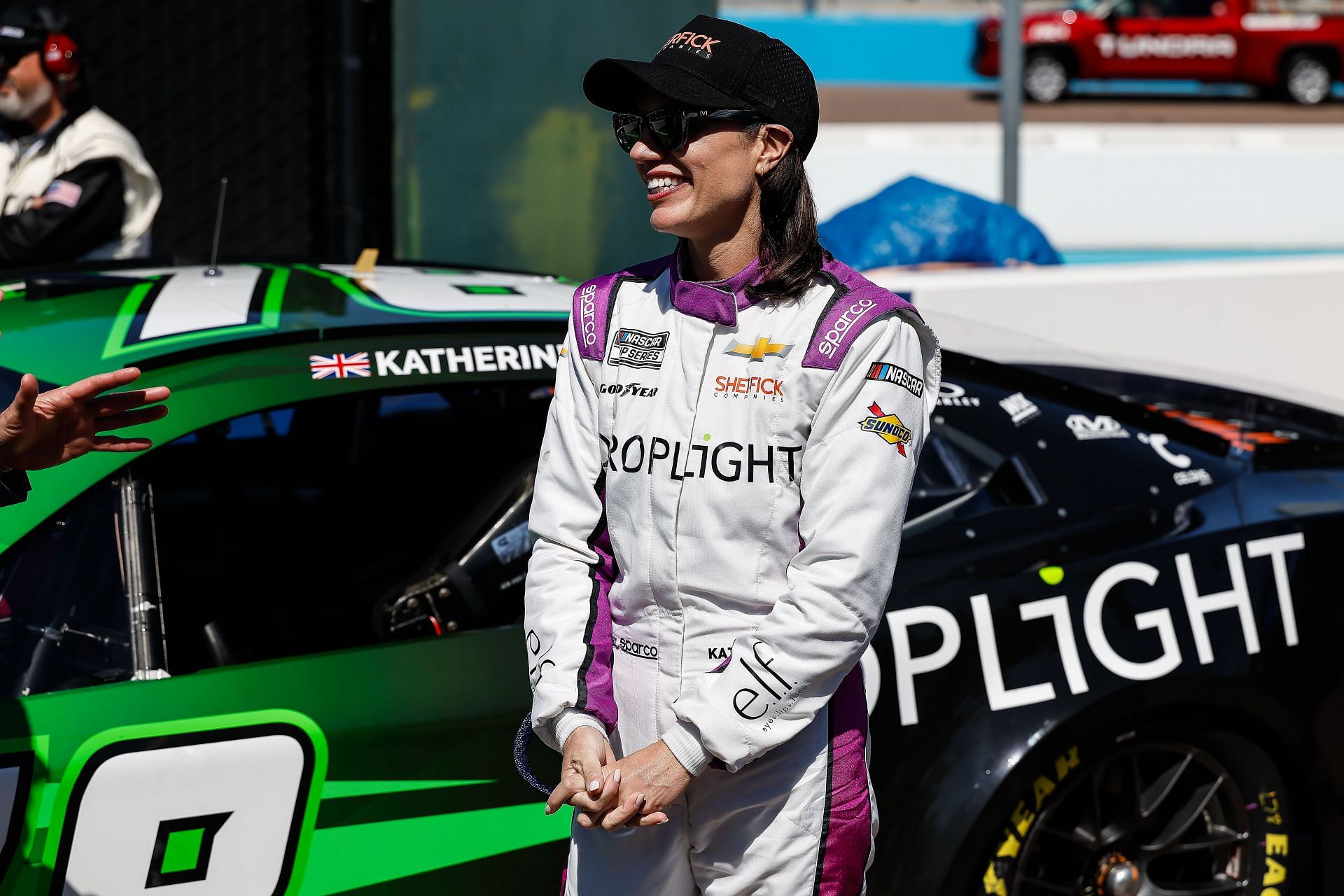 Katherine Legge at the NASCAR Cup Series Shriners Children&#039;s 500 - Source: Getty