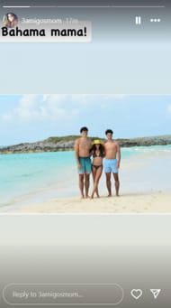 PHOTOS: Carlos Boozer's ex-wife CeCe shares snaps from her beach vacation with her twin sons Cayden and Cameron Boozer before they head to Duke (Image: IG/ 3amigosmom)