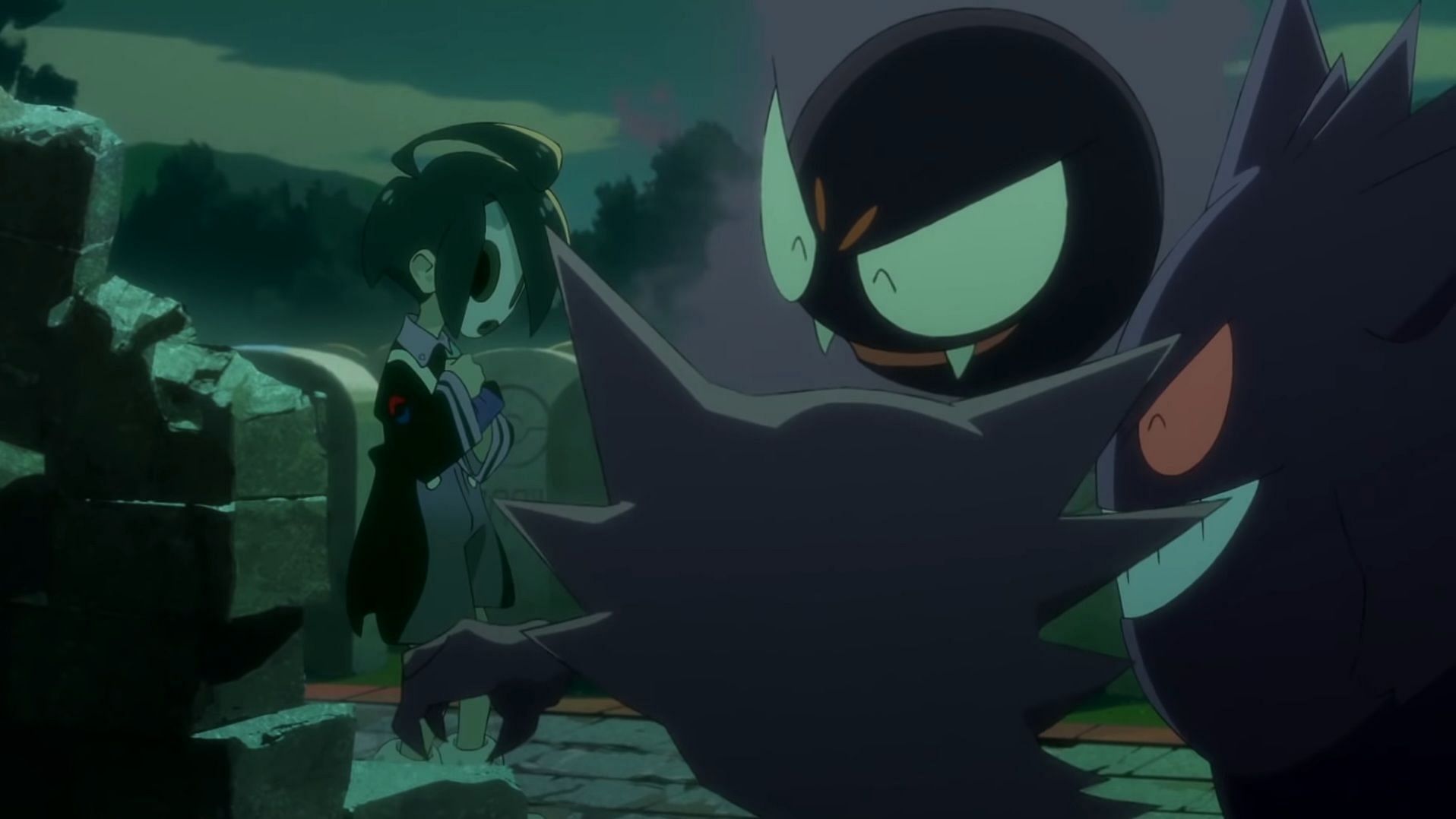 Gengar cannot be, in fact, found more easily at cemeteries (Image via The Pokemon Company)