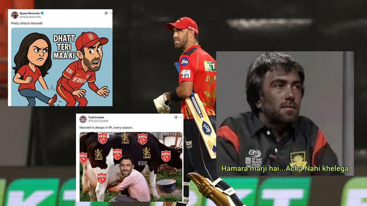Glenn maxwell, ipl 2025, pbks vs kkr