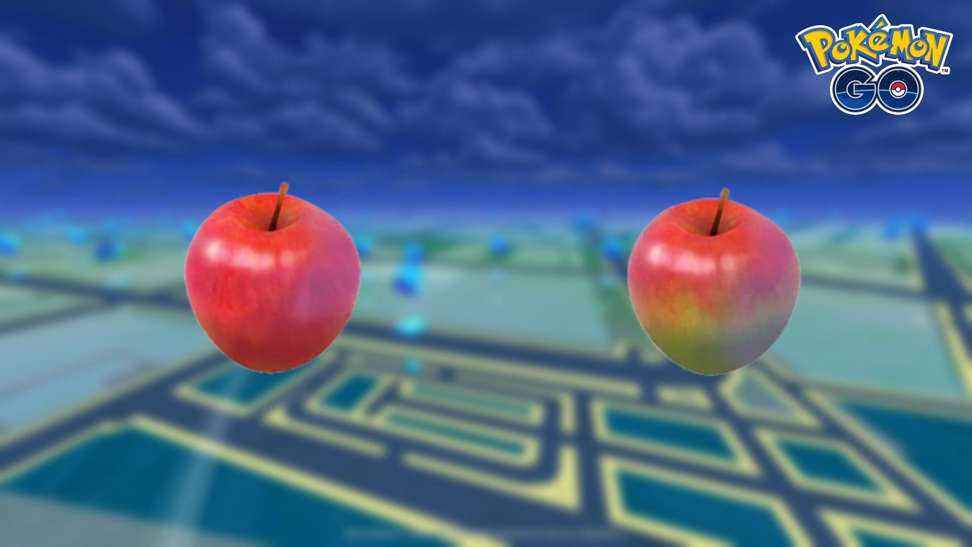 Sweet and Tart Apples in Pokemon GO (Image via The Pokemon Company)