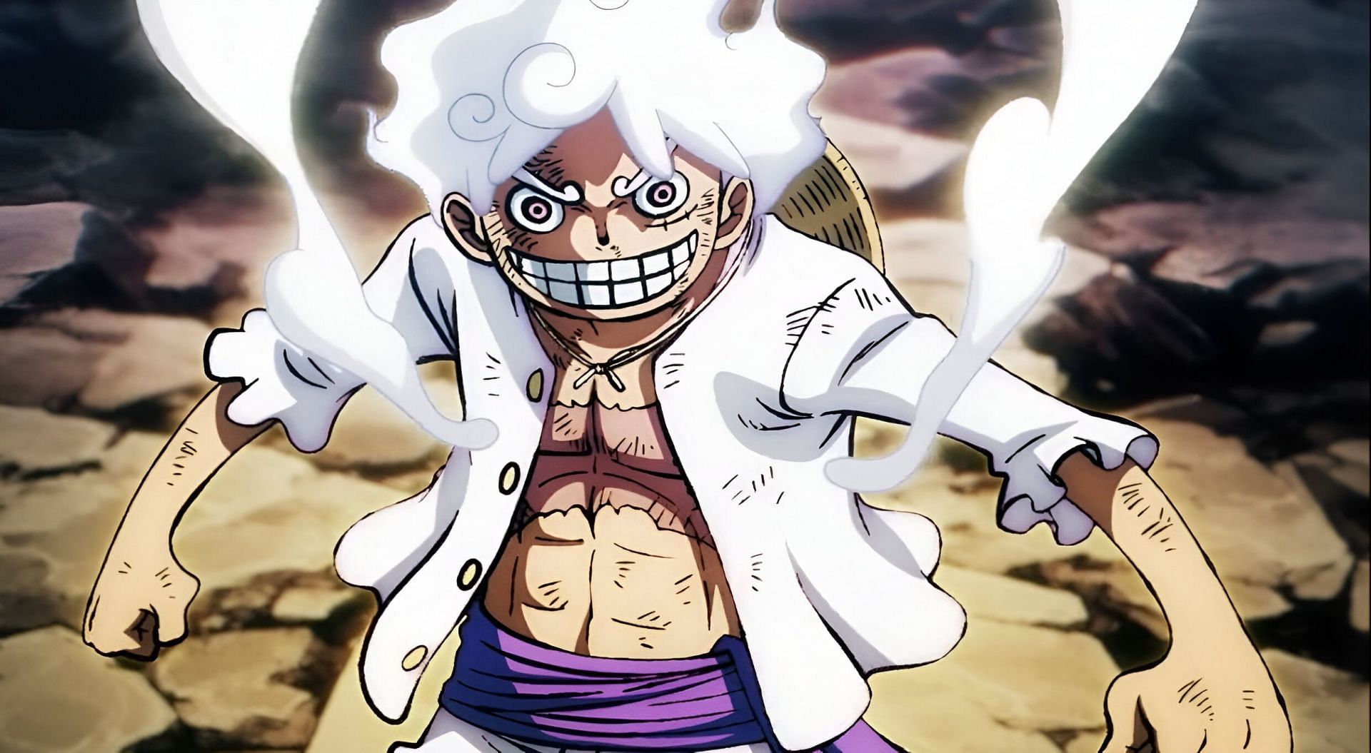 Gear 5 Luffy (Image via Toei Animation)