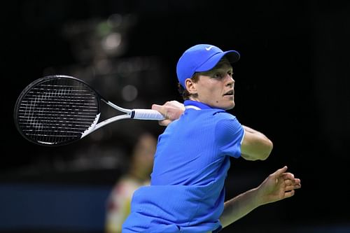 Sinner at the Davis Cup Final - Italy v Australia Semi-Final - (Source: Getty)