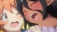 Mariabelle hugs Hinata in the anime (Image via Studio Elias)