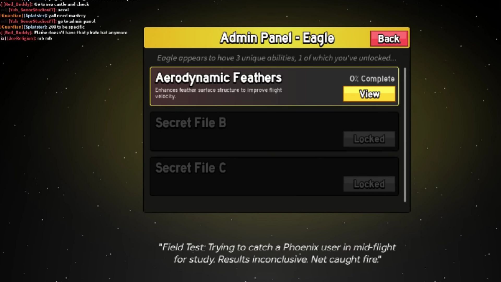 The Admin Panel UI (Image via Roblox || YouTube/@AccelToWin)