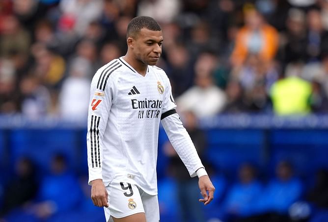 Kylian Mbappe could miss cup final against Barcelona if red card offense in Real Madrid vs Alaves clash is deemed serious: Reports