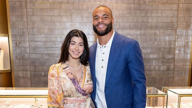 Dak Prescott, fiancée Sarah Jane Ramos step up for single-parent families