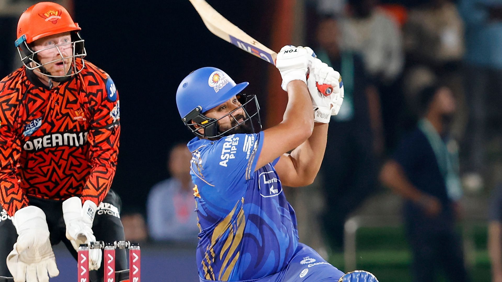 Rohit Sharma praised by fans for his yet another fifty in IPL 2025 against SRH (Image via IPL on X)