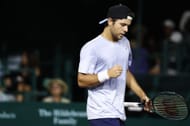 Aleksandar Kovacevic at the U.S. Men's Clay Court Championships. (Photo: Getty)
